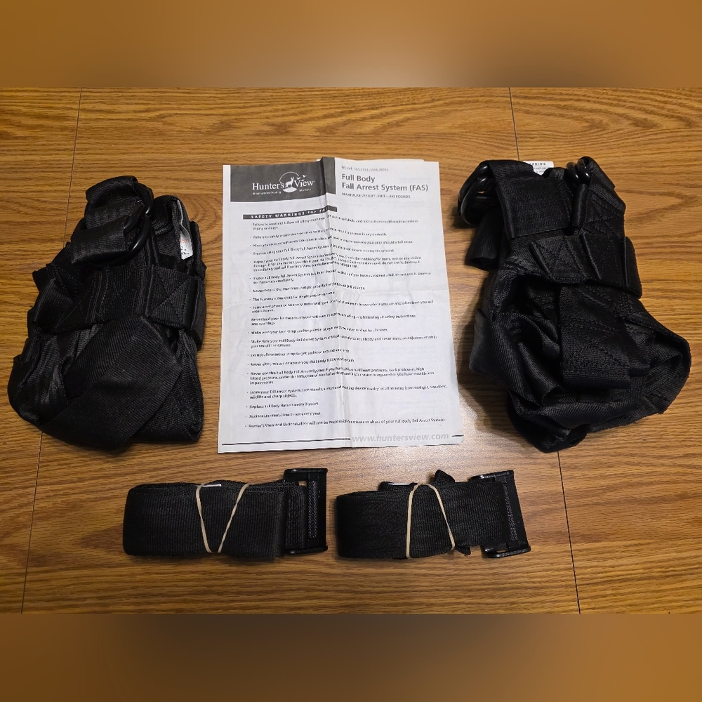 Men’s Full Body Safety Harness - Black